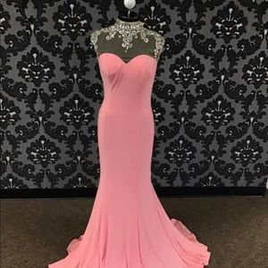 Tiffany Women's Pink Prom Dress Poly-Spandex Size 2 - new with tags